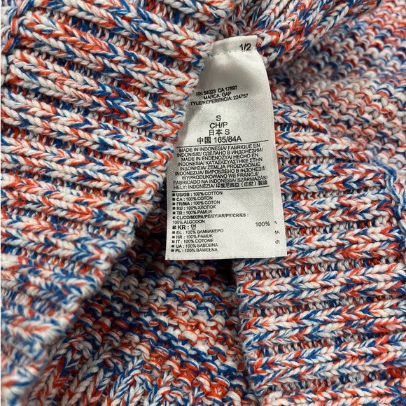 GAP Crewneck Slouchy Knit Sweater 100% Cotton Women’s Size Small - Picture 7 of 7